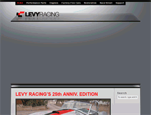 Tablet Screenshot of levyracing.com